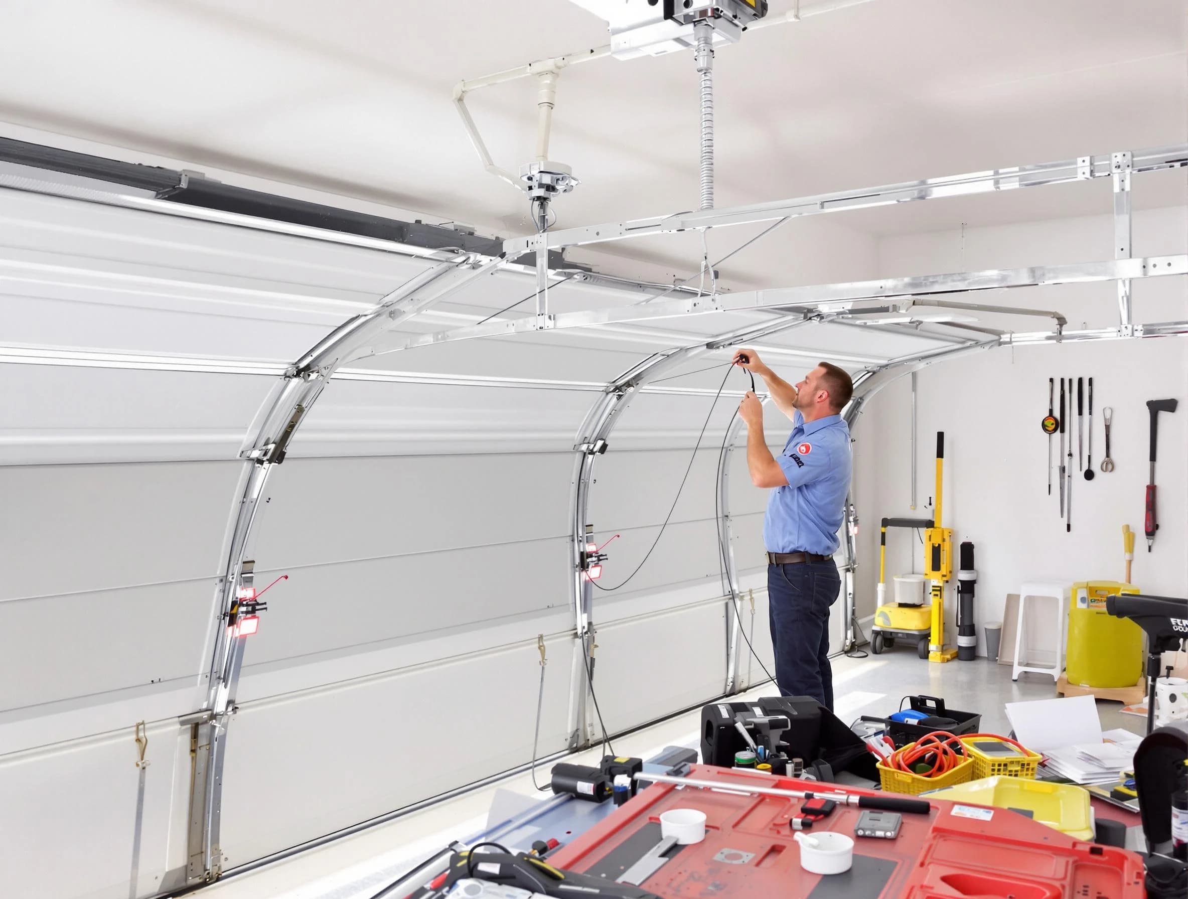 Garage door cable repair service by Midway Garage Door Repair in Midway