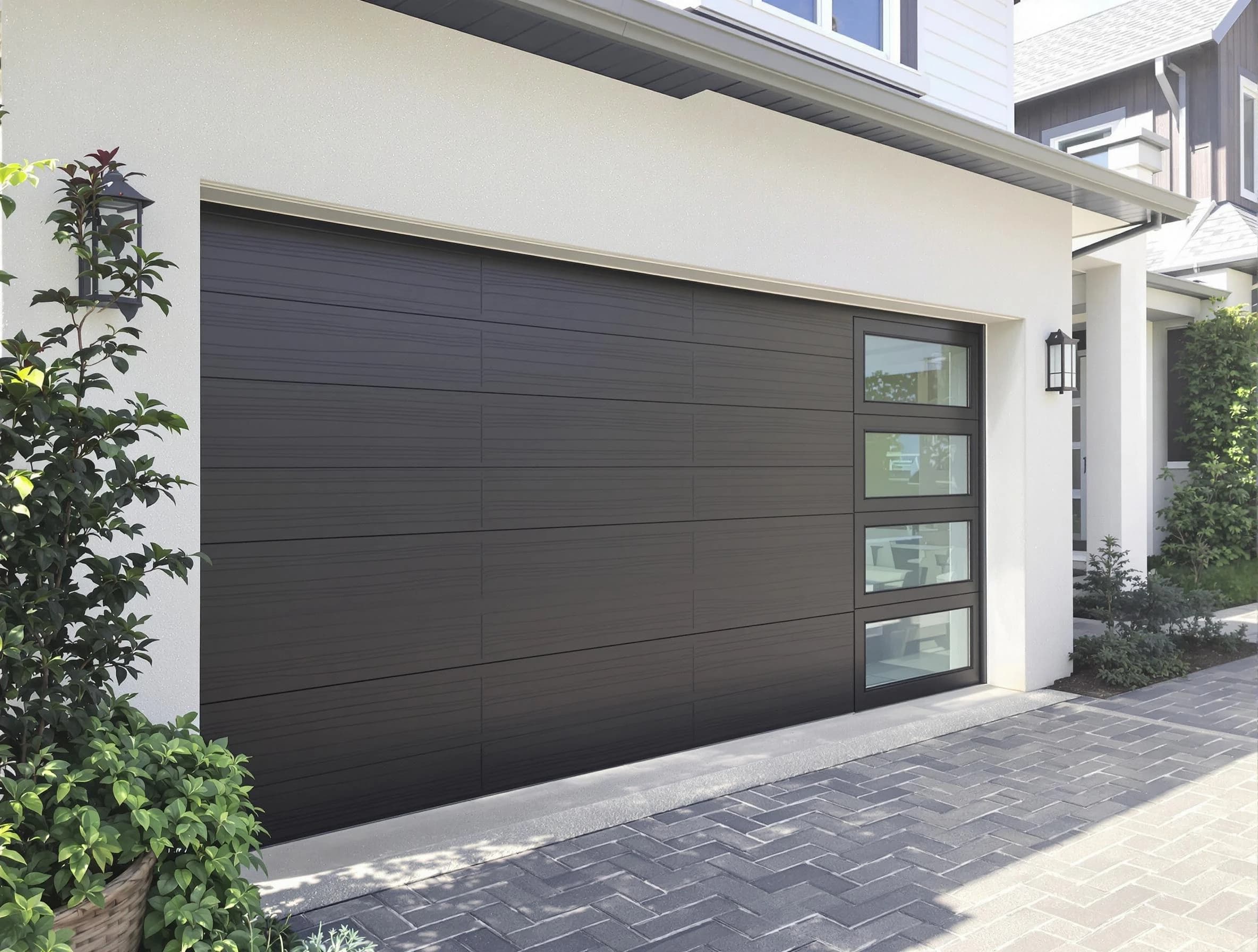 Custom garage door installation by Midway Garage Door Repair in Midway