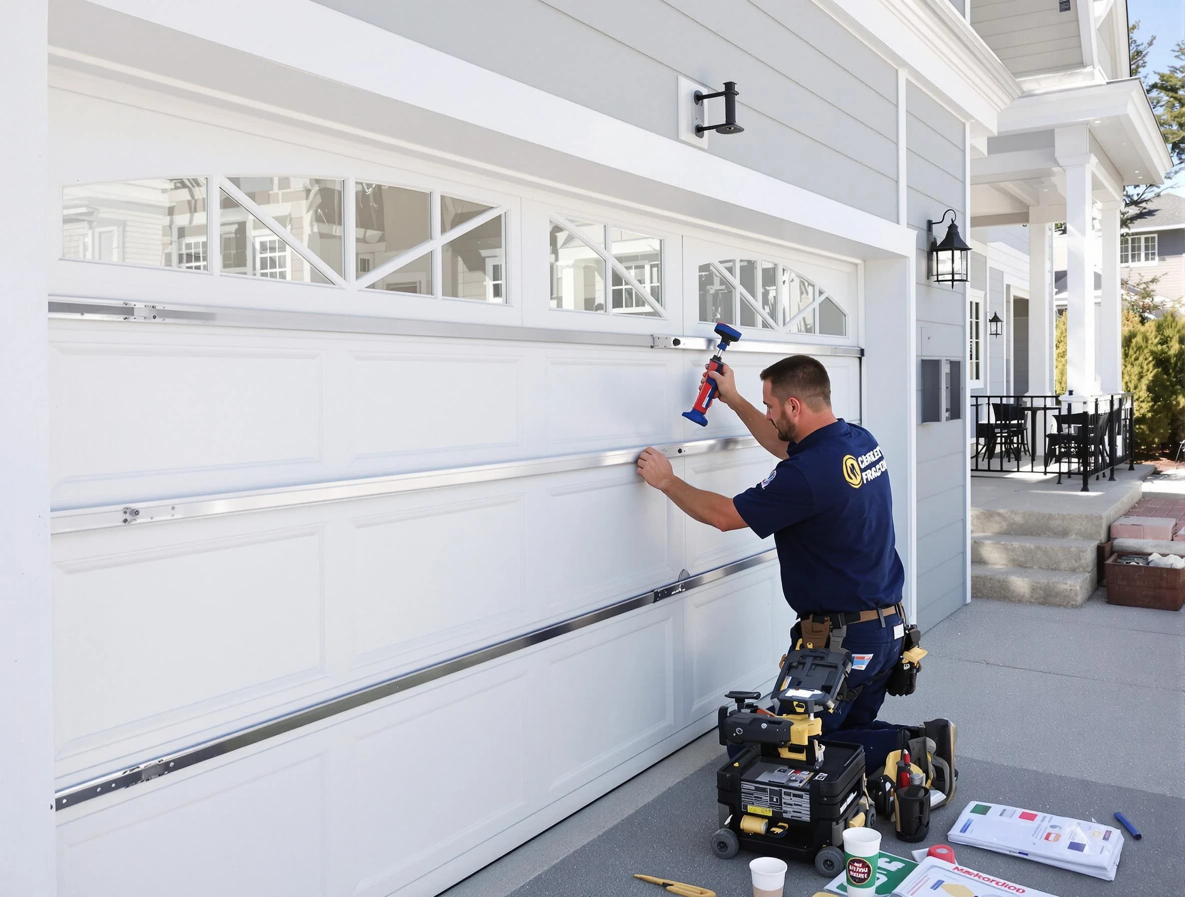 Professional garage door installation by Midway Garage Door Repair in Midway