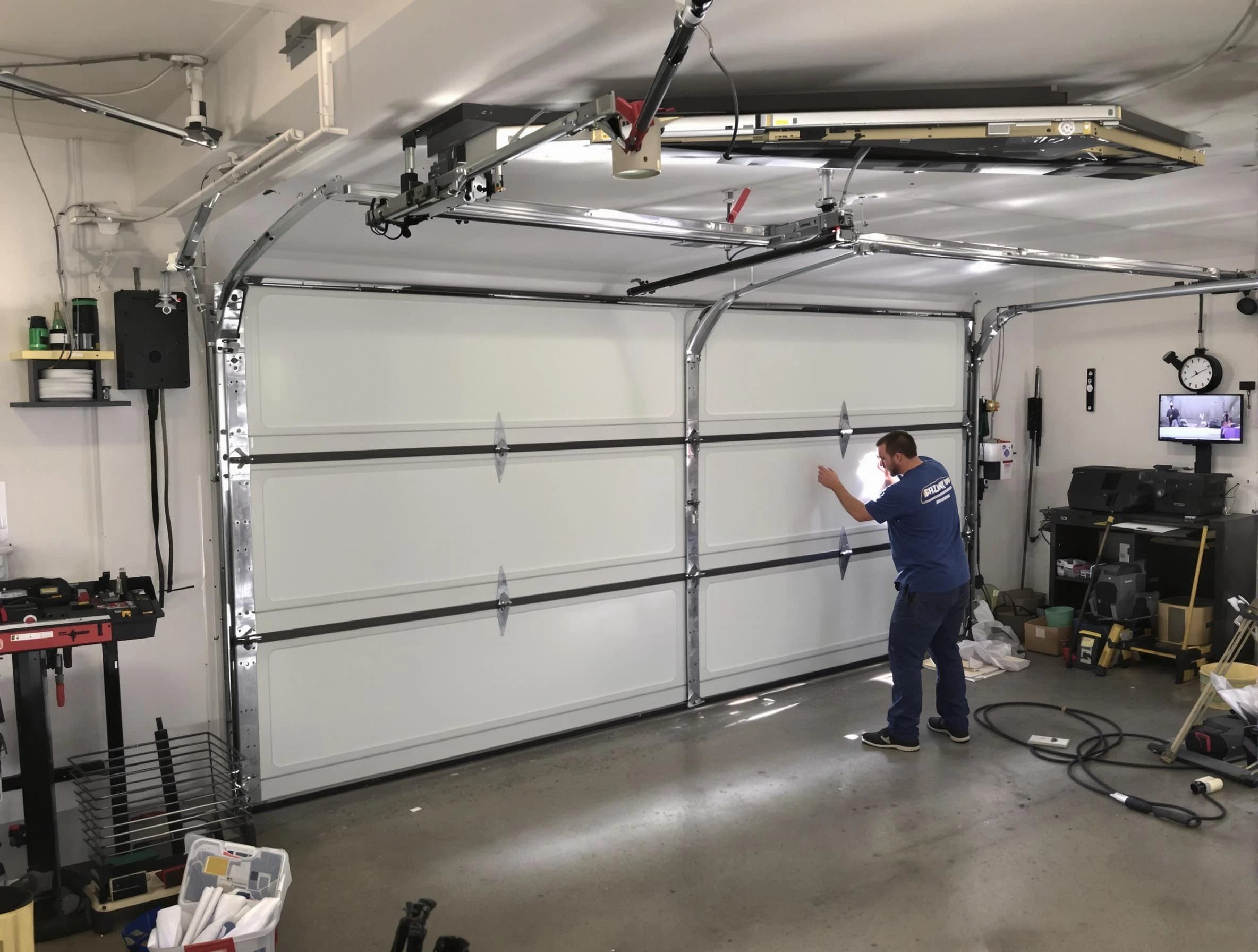 Professional garage door repair service by Midway Garage Door Repair in Midway