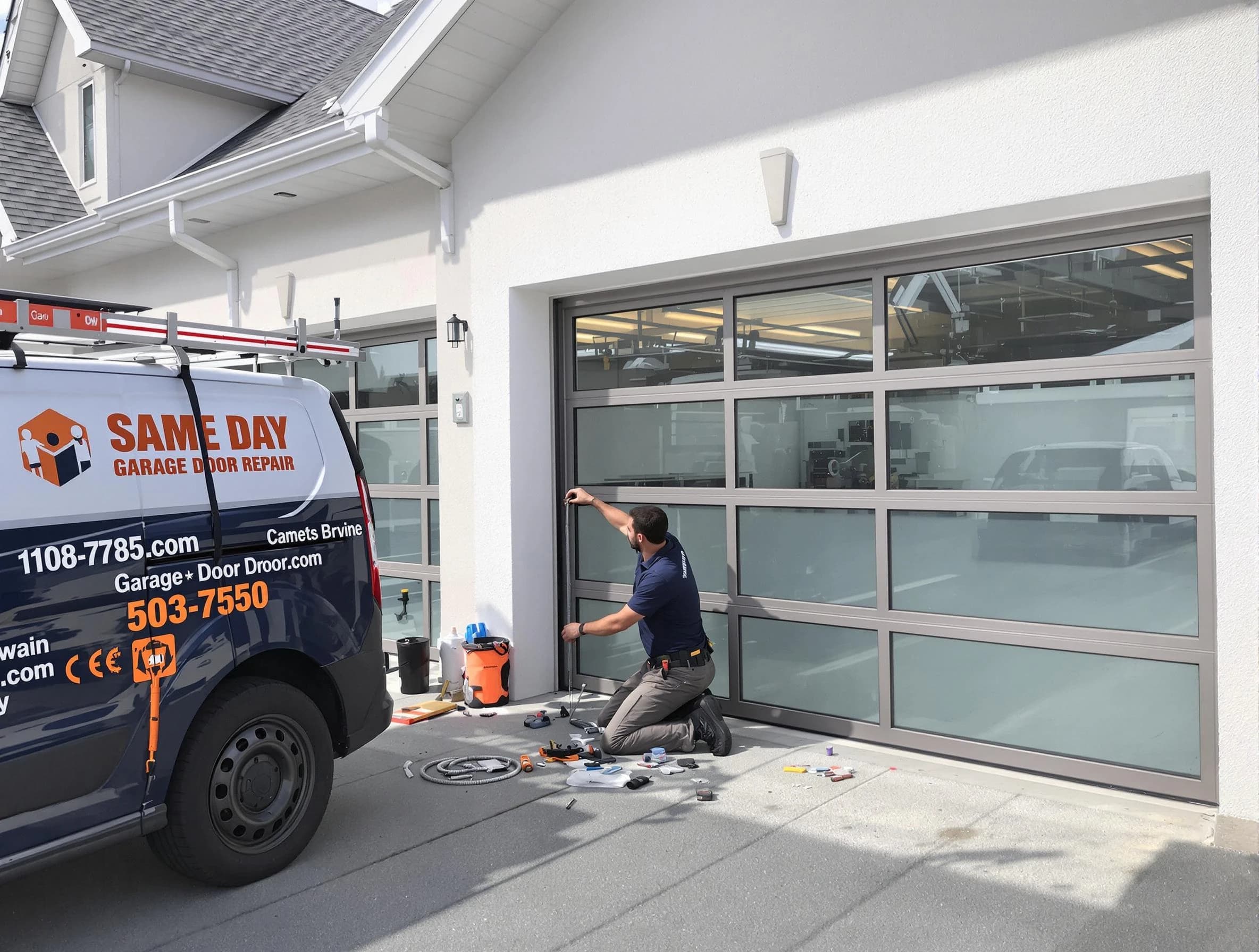 Same-day garage door repair service by Midway Garage Door Repair in Midway