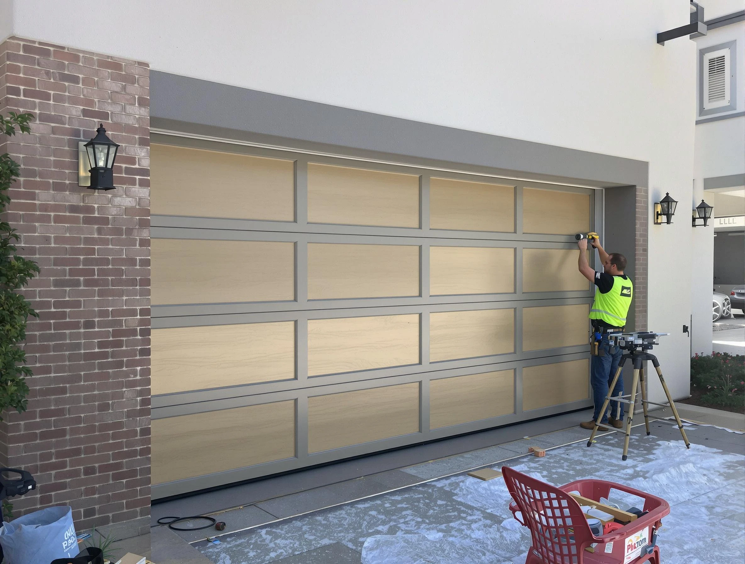 Garage door replacement service by Midway Garage Door Repair in Midway