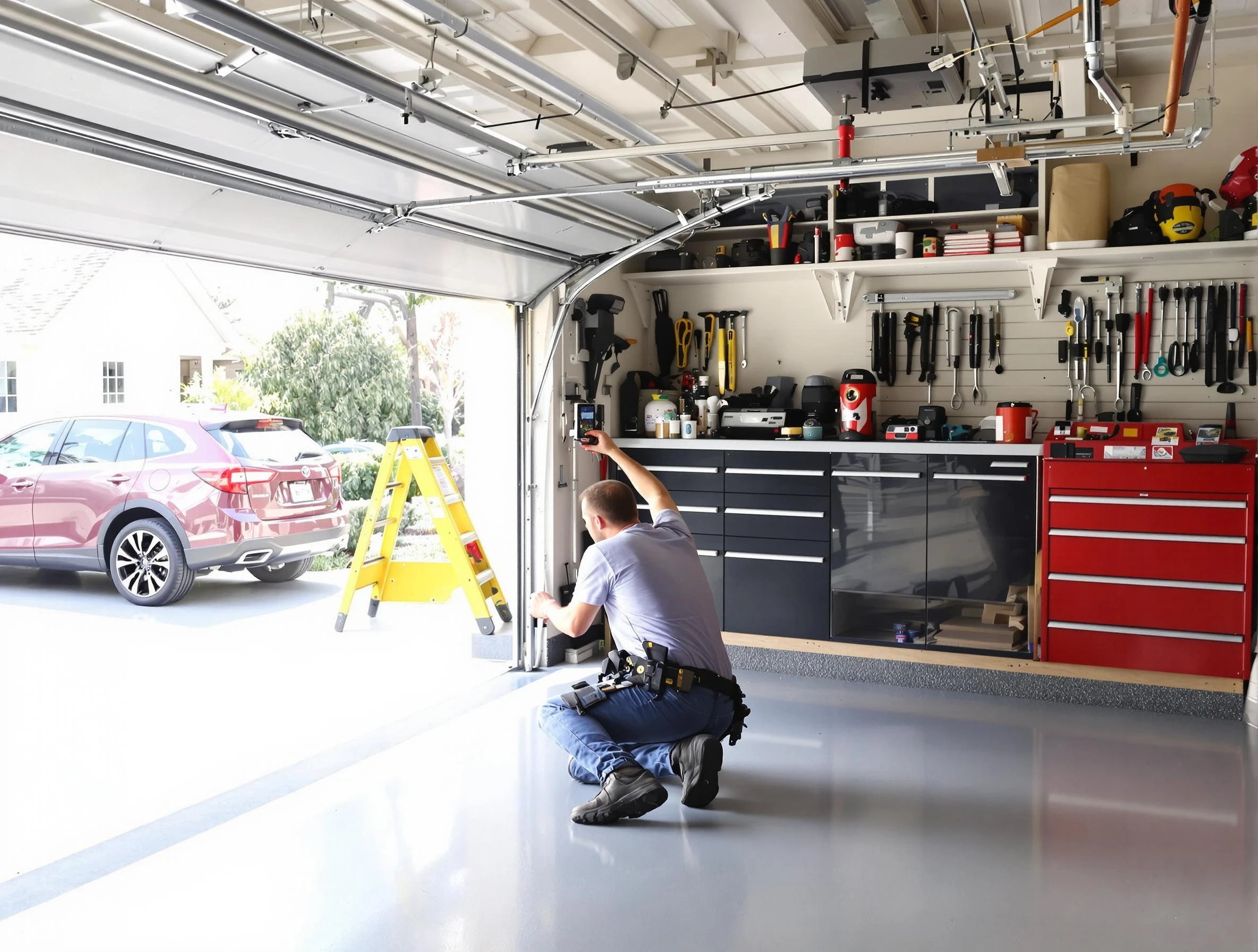 Local garage door repair service by Midway Garage Door Repair in Midway
